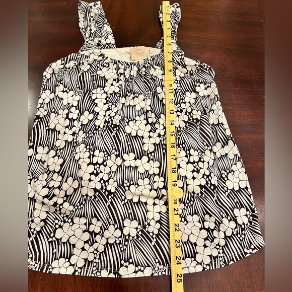 Anthropologie Top Vanessa Virginia Floral Knotted Scoop Neck Tank Size XS NWT - Picture 14 of 14